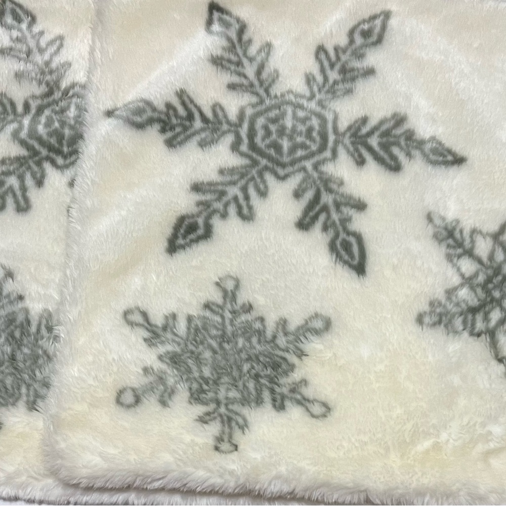 Pottery Barn faux fur pillow covers